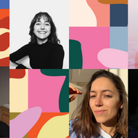 Image of Resolution Reviewers 2022. From L-R top row: Jodie Nunn and Sarah-Mace Dennis. From L-R bottom row: Olivia Foskett, Iris Kilian and Janejira Matthews.